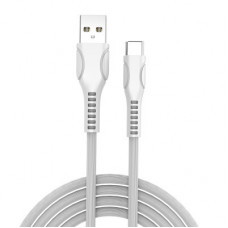Дата кабель USB 2.0 AM to USB-C 1.0m line-drawing white ColorWay (CW-CBUC029-WH)