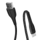 Дата кабель USB 2.0 AM to USB-C 1.0m led black ColorWay (CW-CBUC034-BK)