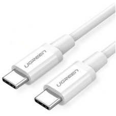 Дата кабель USB-C to USB-C 1.0m US264 ABS Shell White Ugreen (60518)