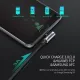 Дата кабель USB 2.0 AM to USB-C 1.0m 90° corner braid black Ugreen (50941)