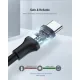 Дата кабель USB 2.0 AM to USB-C 1.0m US287 Black Ugreen (60116)