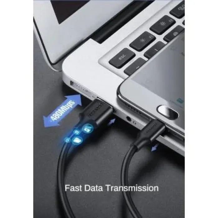 Дата кабель USB 2.0 AM to Micro 5P 1.0m US289 Black Ugreen (60136)
