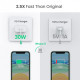 Зарядний пристрій Ugreen USB-C PD30W CD127 white (70161)