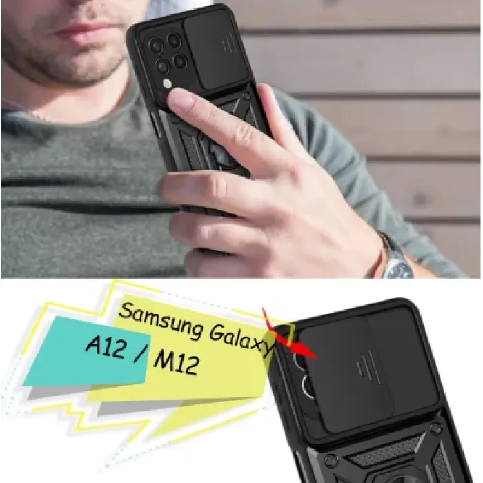 Чохол до мобільного телефона BeCover Military Samsung Galaxy A12 SM-A125 / M12 SM-M125 Black (705640)