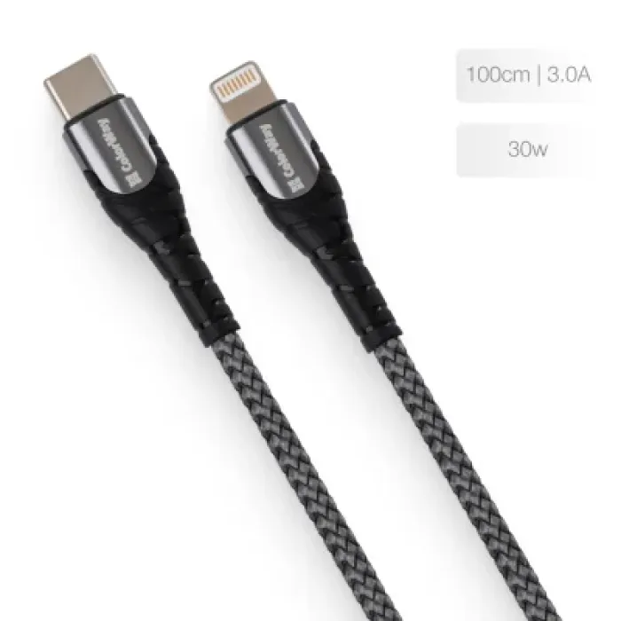 Дата кабель USB-C to Lightning 1.0m ColorWay (CW-CBPDCL033-GR)