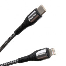 Дата кабель USB-C to Lightning 1.0m ColorWay (CW-CBPDCL033-GR)