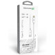 Дата кабель USB-C to Lightning 1.2m white Grand-X (CL-07)