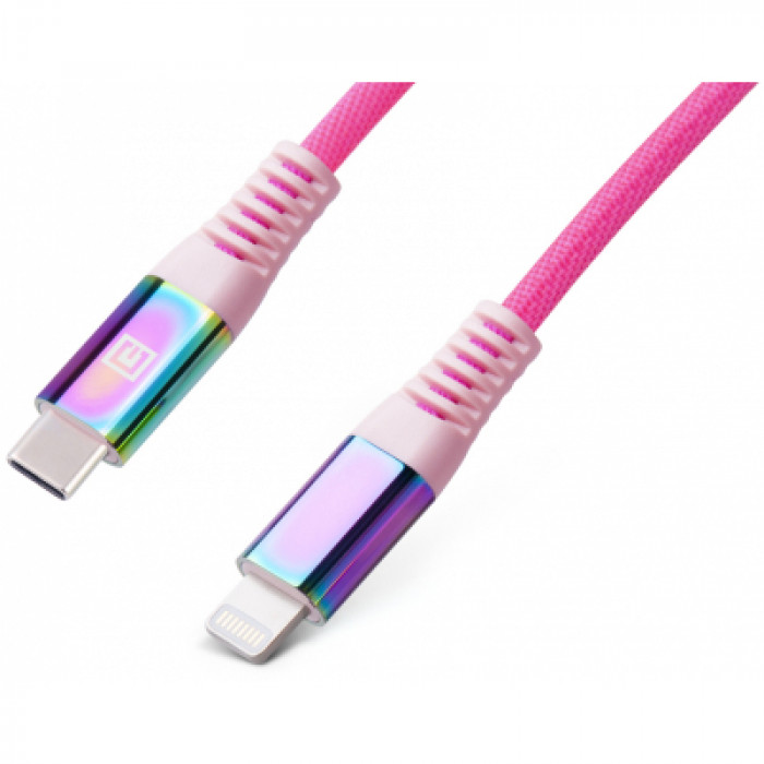 Дата кабель USB-C to Lightning 1.0m MFI Rainbow REAL-EL (EL123500054)
