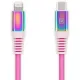 Дата кабель USB-C to Lightning 1.0m MFI Rainbow REAL-EL (EL123500054)