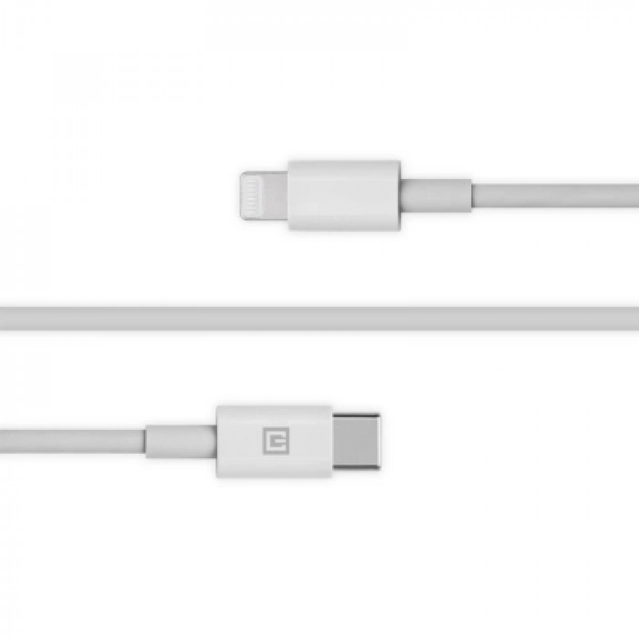 Дата кабель USB-C to Lightning 2.0m MFI TPE White REAL-EL (EL123500058)