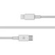 Дата кабель USB-C to Lightning 2.0m MFI TPE White REAL-EL (EL123500058)
