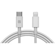 Дата кабель USB-C to Lightning 2.0m MFI TPE White REAL-EL (EL123500058)