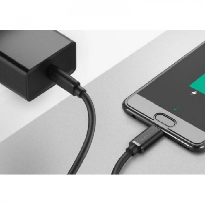 Дата кабель USB-C to USB-C 0.5m US286 3A (Black) Ugreen (50996)