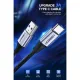 Дата кабель USB 2.0 AM to USB-C 1.5m US288 Aluminum Braid (Black) Ugreen (60127)