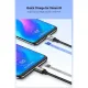 Дата кабель USB 2.0 AM to USB-C 1.5m US288 Aluminum Braid (Black) Ugreen (60127)