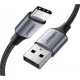 Дата кабель USB 2.0 AM to USB-C 1.5m US288 Aluminum Braid (Black) Ugreen (60127)
