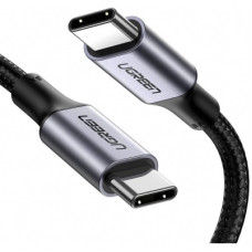 Дата кабель USB-C to USB-C 2.0m US316 100W 5A Alum. (Black) Ugreen (70429)